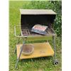 Image 1 : Metal Gas Grill with Shelf, Grate, And Perma-Briks