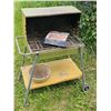 Image 4 : Metal Gas Grill with Shelf, Grate, And Perma-Briks