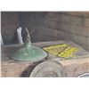 Image 4 : Vintage Hubcaps, Ontario Plates, and Light Fixture