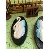 Image 10 : Swan Decor, Rattan Mail Holder and Desk Organisers