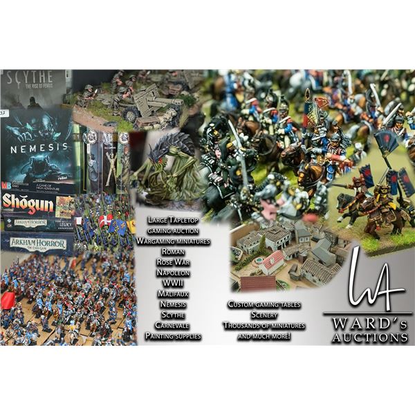War gaming and table top games promo