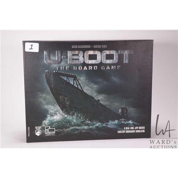 U-Boot The Board Game, A Real-Time, App-Driven Tabletop Submarine Simulator. Appears complete, but n