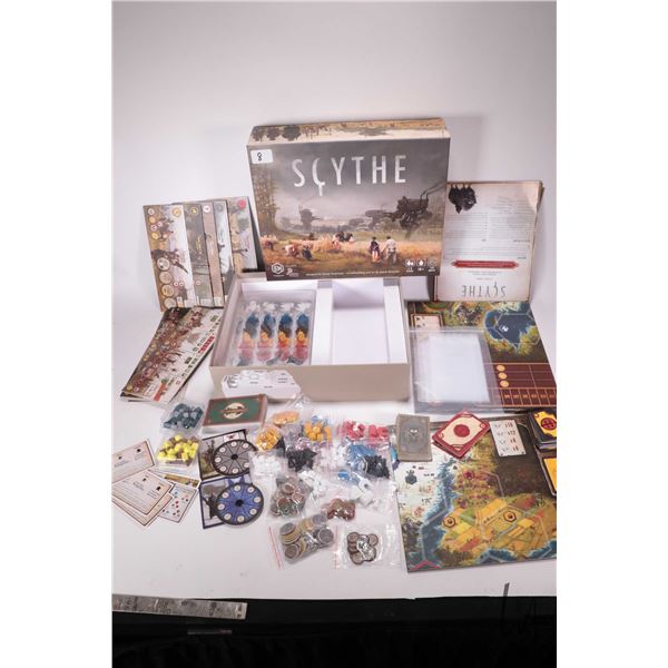 Scythe world building board game. Appears complete but not guaranteed. Bid accordingly