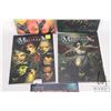 Image 3 : Five Malifaux gaming books including Storm of Shadows, Ripples of Fate, Broken Promises, Rising Powe