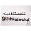 Image 1 : Twenty two painted tabletop war gaming figures, possibly Malifaux, but not confirmed. Some metal and