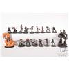 Image 1 : Seventeen painted tabletop war gaming figures, possibly Malifaux, but not confirmed, Some metal, som