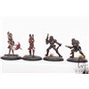 Image 6 : Seventeen painted tabletop war gaming figures, possibly Malifaux, but not confirmed, Some metal, som
