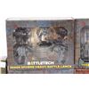 Image 3 : Selection of Battletech boxed paintable gaming figures and two Battlemats