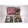 Image 1 : Four hardcover Battletech gaming books including "Alpha Strike Commander's Edition", "Campaign Opera