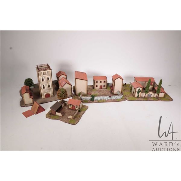 Selection of laser cut wooden pre-built models