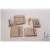Image 1 : Selection of laser cut wooden building kits