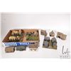 Image 1 : Selection of resin/ plastic European medieval buildings for gaming