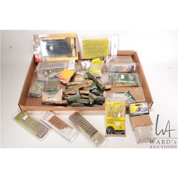 Selection of fencing, grass and scenery components
