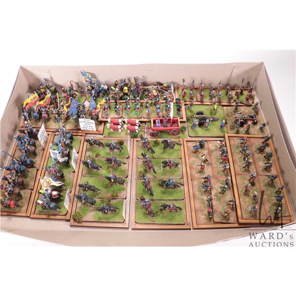 Large selection of what appears to be 15mm miniatures including Lance Spezzate Italian 15th century