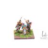 Image 10 : Large selection of what appears to be 15mm miniature figures including mounted riders, Gaelic and Ce