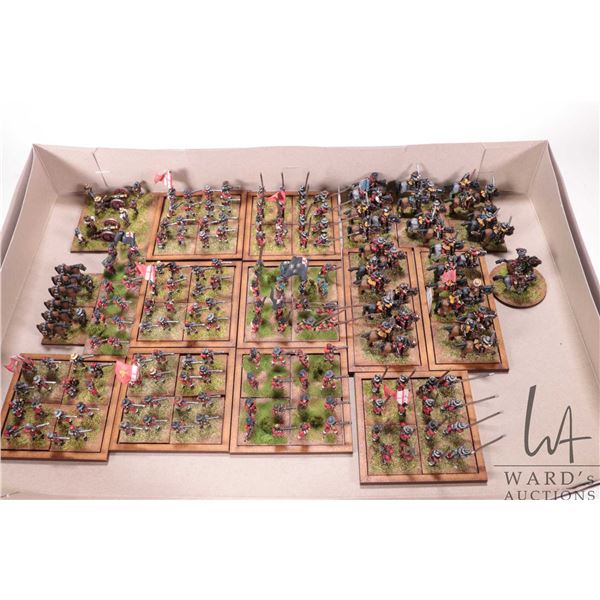 Large selection of what appears to be 15mm English Civil War figures including men at arms and mount