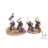 Image 2 : Large selection of what appears to be 15mm Dark Ages figures including mounted riders, men with pole