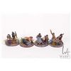 Image 7 : Large selection of what appears to be 15mm Dark Ages figures including mounted riders, men with pole