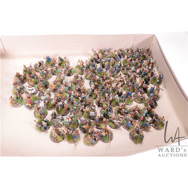 Large selection of what appears to be 15mm Dark Ages warriors, possibly Saxons or Viking. Approximat