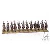Image 3 : Large selection of what appears to be 15mm French Chasseur a Cheval and marching Napoleonic infantry