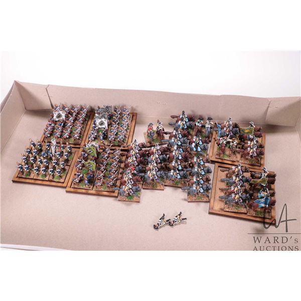Large selection of what appears to be 15mm Seven Years war Prussian army with calvary. Approximately