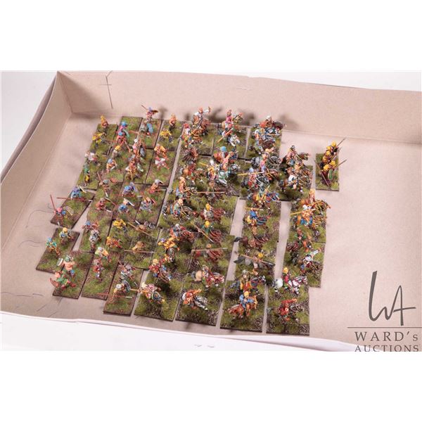 Large selection of what appears to be 15mm Persian infantry men and mounted calvary. Approximately 1