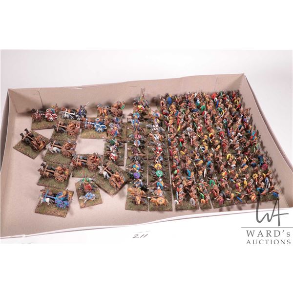 Large selection of what appears to be 15mm Dark Ages warriors. Approximately 120 individually and in
