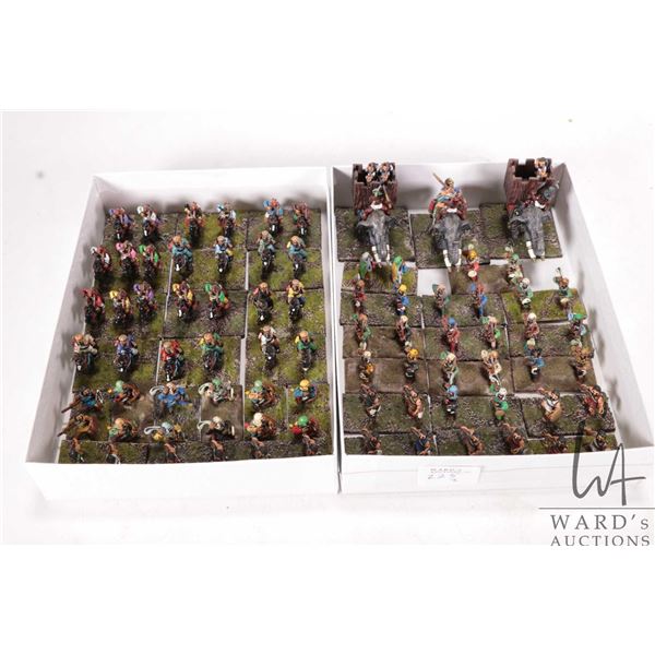 Large selection of what appears to be 15mm Numidian war elephants, and warriors. Approximately 70 + 