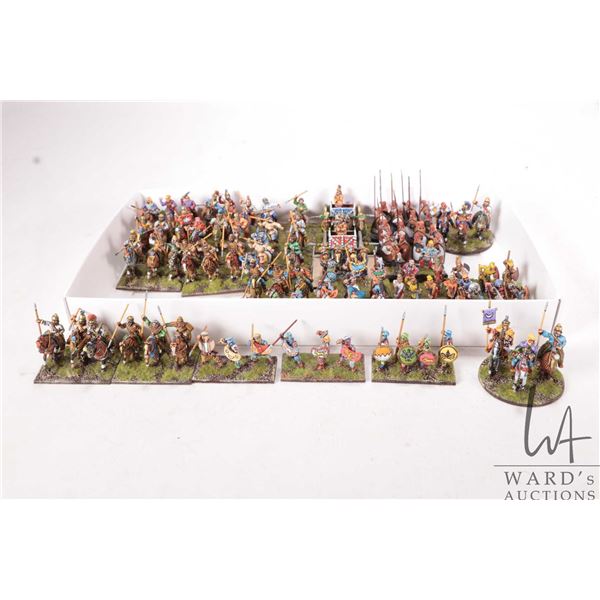 Large selection of what appears to be 15mm Roman army including two chariots. Approximately 60 + ind
