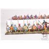 Image 2 : Large selection of what appears to be 15mm Dark Ages models including mounted horses, wagons, men wi