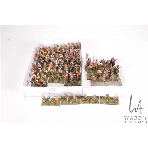 Large selection of what appears to be 15mm possible Turkoman warriors including mounted riders, men 