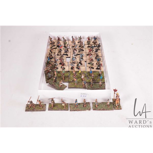 Large selection of what appears to be 15mm possibly Greek Hoplites warriors. Approximately 80 indivi