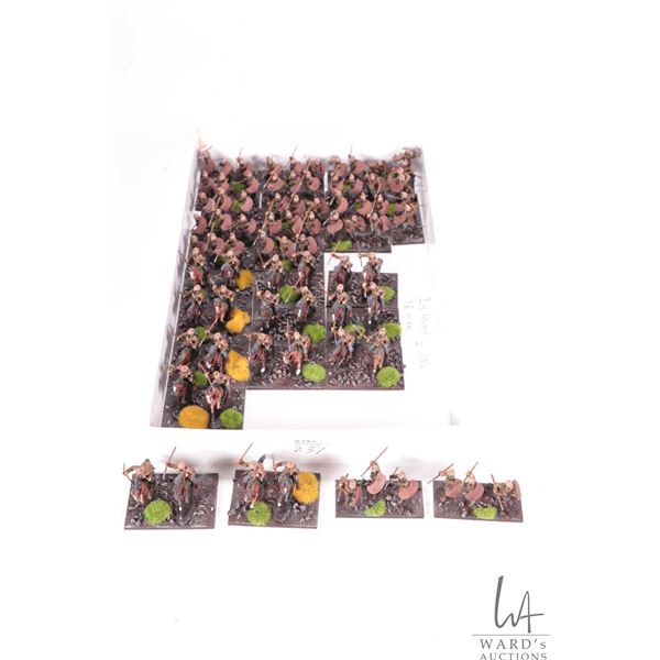 Large selection of what appears to be 15mm Gaelic or Northern European army and calvary men. Approxi
