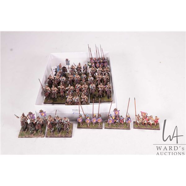 Large selection of what appears to be 15mm possibly Greek Army including mounted riders and standard