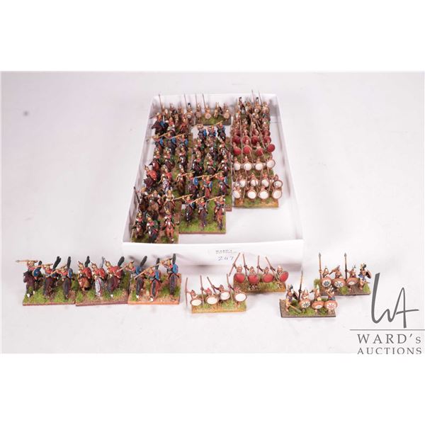 Large selection of what appears to be 15mm Macedonian mounted calvary and pikemen. Approximately 85 