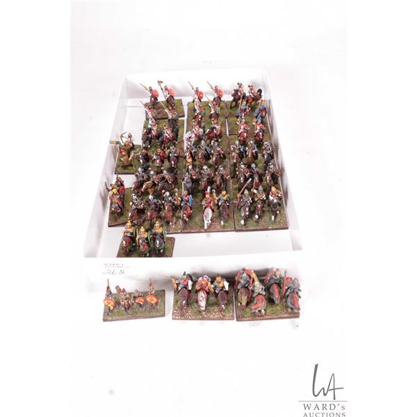 Large selection of what appears to be 15mm Roman cavalry, including spearmen, archers and infantry e