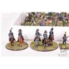Image 2 : Large selection of what appears to be 15mm Napoleonic army figures including riflemen, cavalry, comm
