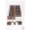 Image 1 : Large selection of what appears to be 15mm Napoleonic army figures including riflemen and cavalry. A