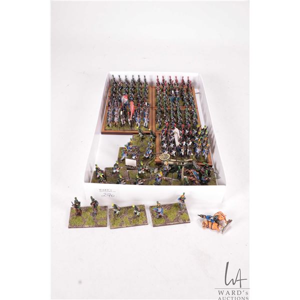 Large selection of what appears to be 15mm Napoleonic army including infantry and cannons etc. Appro