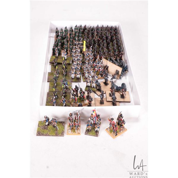 Large selection of what appears to be 15mm Napoleonic infantry and artillery. Approximately 160 indi