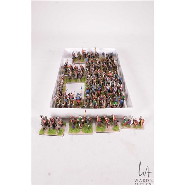 Large selection of what appears to be 15mm English cavalry and infantry. Approximately 95 individual
