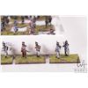 Image 3 : Large selection of what appears to be 15mm Napoleonic riflemen and cannons including 18 wooden bases