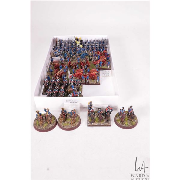 Large selection of what appears to be 15mm Napoleonic army including cavalry, artillery and infantry