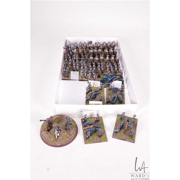 Large selection of what appears to be 15mm Napoleonic army including cavalry, artillery and infantry