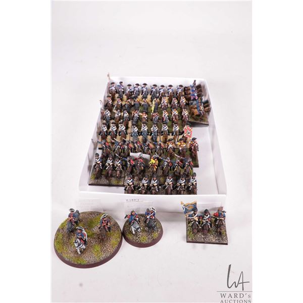 Large selection of what appears to be 15mm Napoleonic cavalry. 25 bases with two to three individual