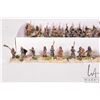 Image 2 : Large selection of what appears to be 15mm Medieval warriors. 42 bases with 3 individually and intri