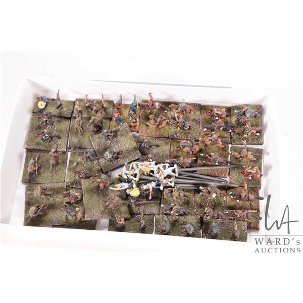 Large selection of what appears to be 15mm Persian soldiers including mounted riders, riflemen etc. 