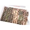 Image 1 : Large selection of what appears to be 15mm Hun army including pikemen and longbow men. 39 bases with