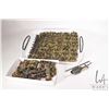 Image 1 : Large selection of what appears to be 15mm WWII military figures and vehicles including tanks, helic