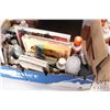 Image 4 : Selection of hobby supplies including paints, brushes, solvents, mixing brushes, "Model Soldiers" il